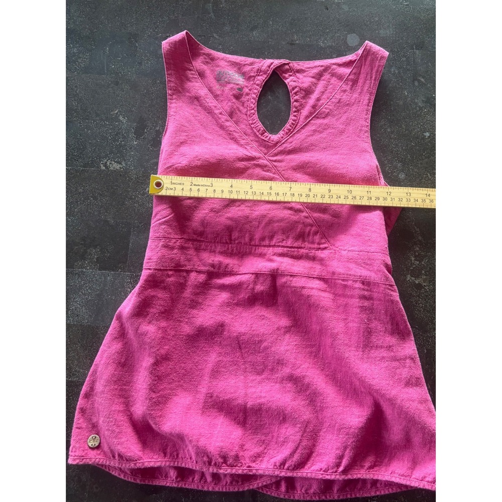 Outdoor Research Pink Hemp Organic Cotton Wrap Tank Top XS‎ Minimalist  Preppy - Picture 6 of 7